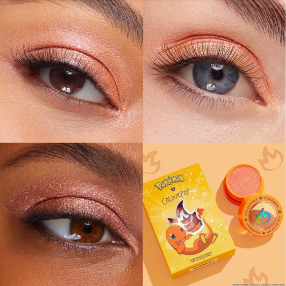 Charmander Pokémon Colourpop Super Shock Shadow ~ Flamethrower - Picture 4 of 11